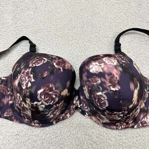 Torrid Curve Bra 50C T-Shirt Bra Floral